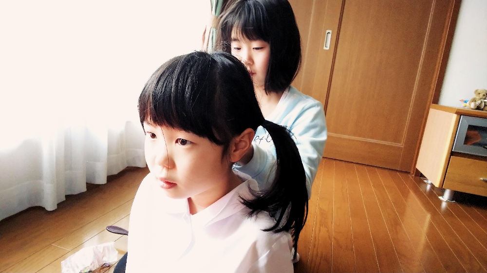次女劇発表会のヘアアレンジ　ｂｙ長女 